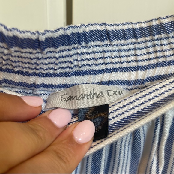 Samantha Dru Blue Emerson Strapless Jumpsuit - Picture 9 of 10